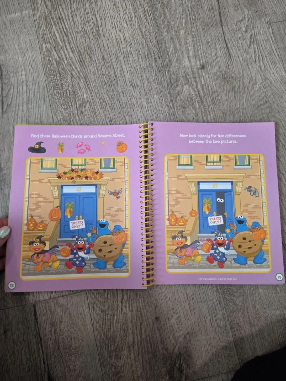 Sesame Street Look And Find Picture Puzzles Spiral Book For Ages 3+